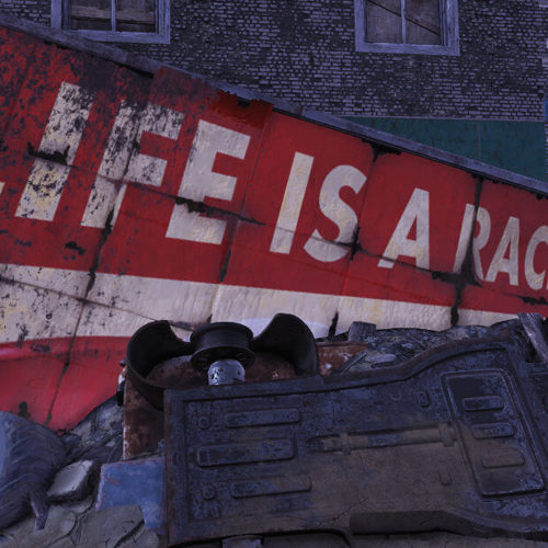 Life is a Race. Slow down.
